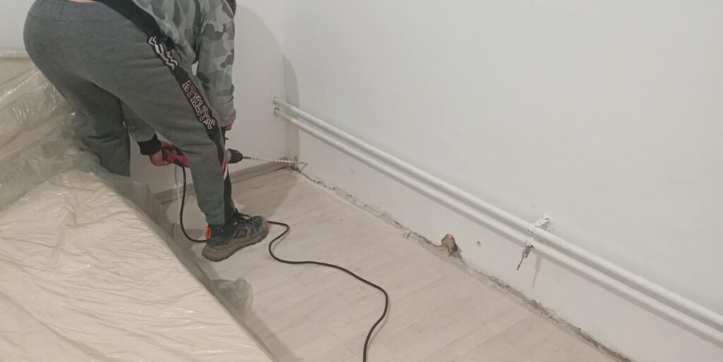 Kesztölc, vegyes falú ház injektálás, vízszigetelés